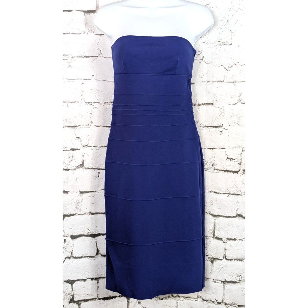 DIANE VON FURSTENBERG Kimeena Stretch Knit Strapless Cocktail Dress Size 2 NWT